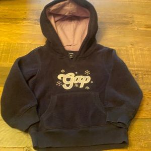 Gap fleece hoodie size 3T
